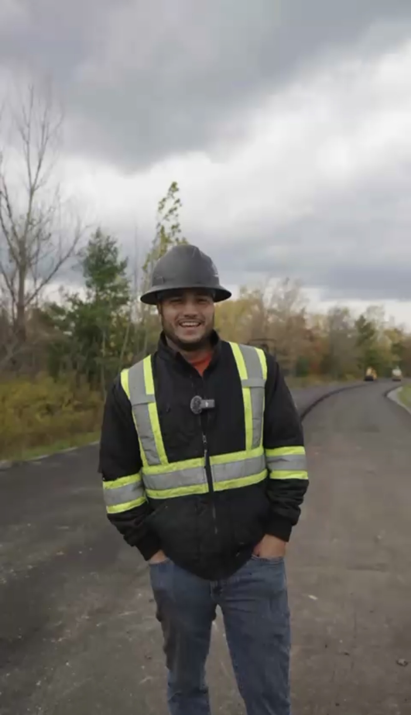 Palm Enterprises Asphalt Paving Team at Work in Hamilton Ontario