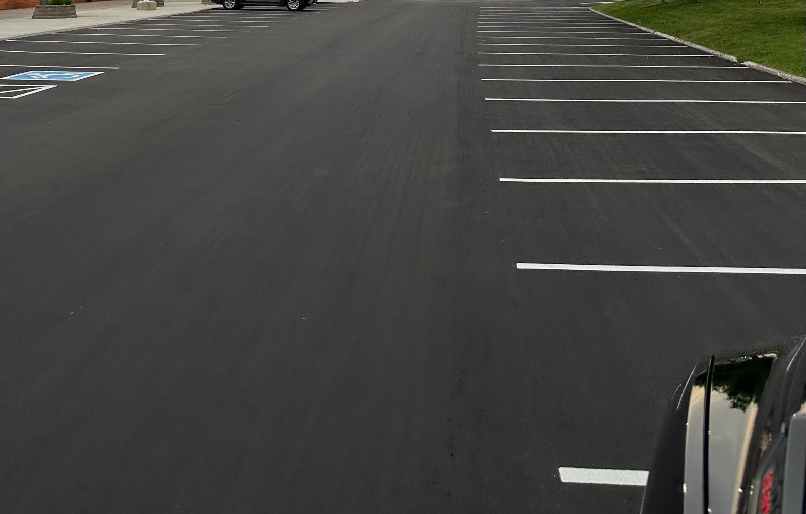 Smooth Parking Lot Surface