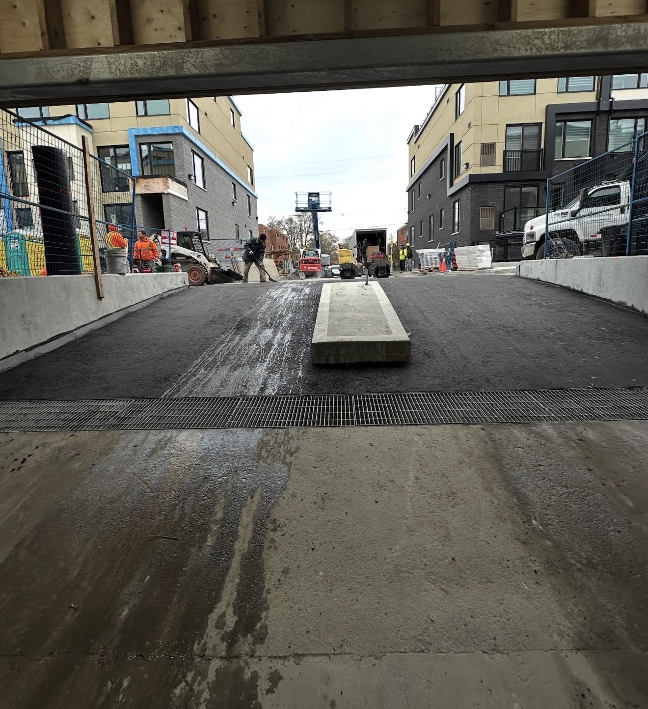 Commercial property asphalt paving